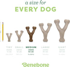 Benebone Wishbone Durable Toy ForDogs, For Heavy Chewers, Bacon Flavor
