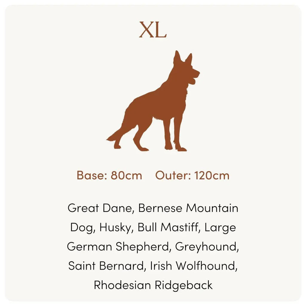 Luxury Boucle Dog Bed