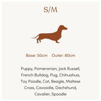 Luxury Boucle Dog Bed