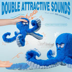 Blue Octopus Dog Toy – Tough Chew, Squeaky & Interactive Fun