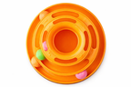 Cat Toy Tower 3 Level – Interactive Rolling Ball Track Toy for Indoor Cats