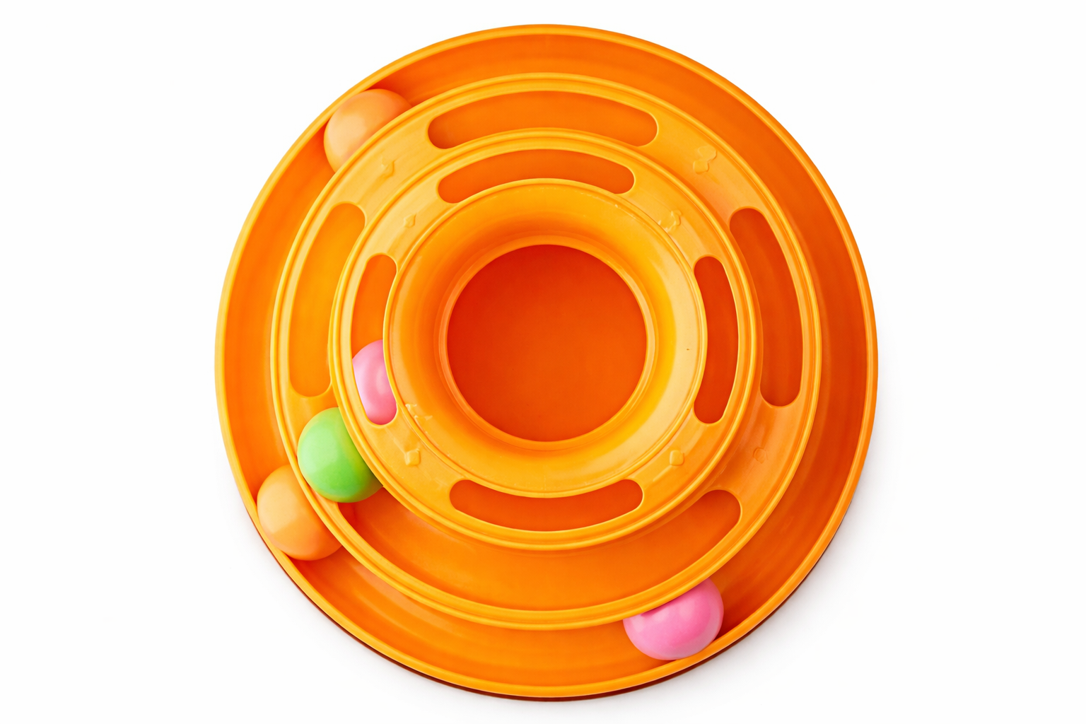 Cat Toy Tower 3 Level – Interactive Rolling Ball Track Toy for Indoor Cats