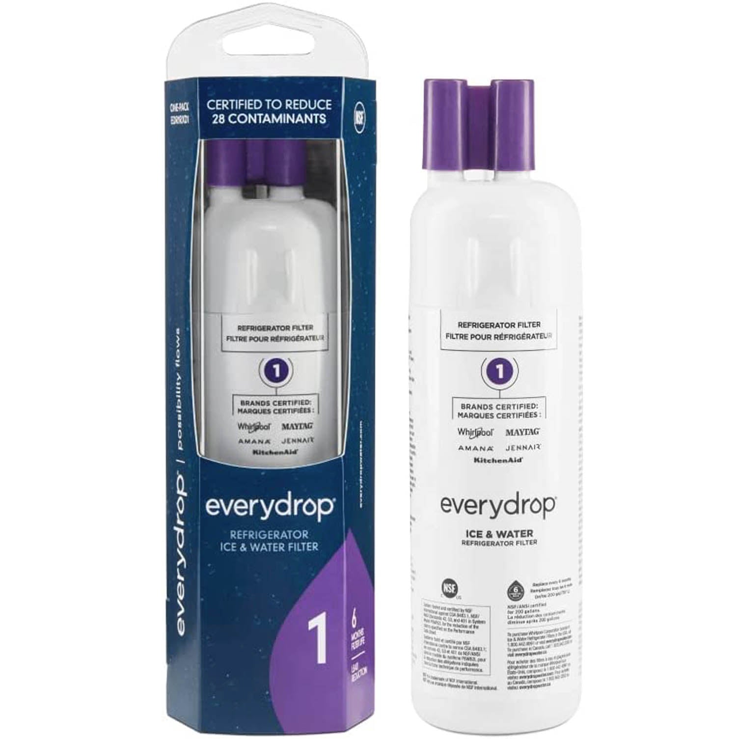 EDR1RXD1 Refrigerator Water Filter 1 - W10295370A