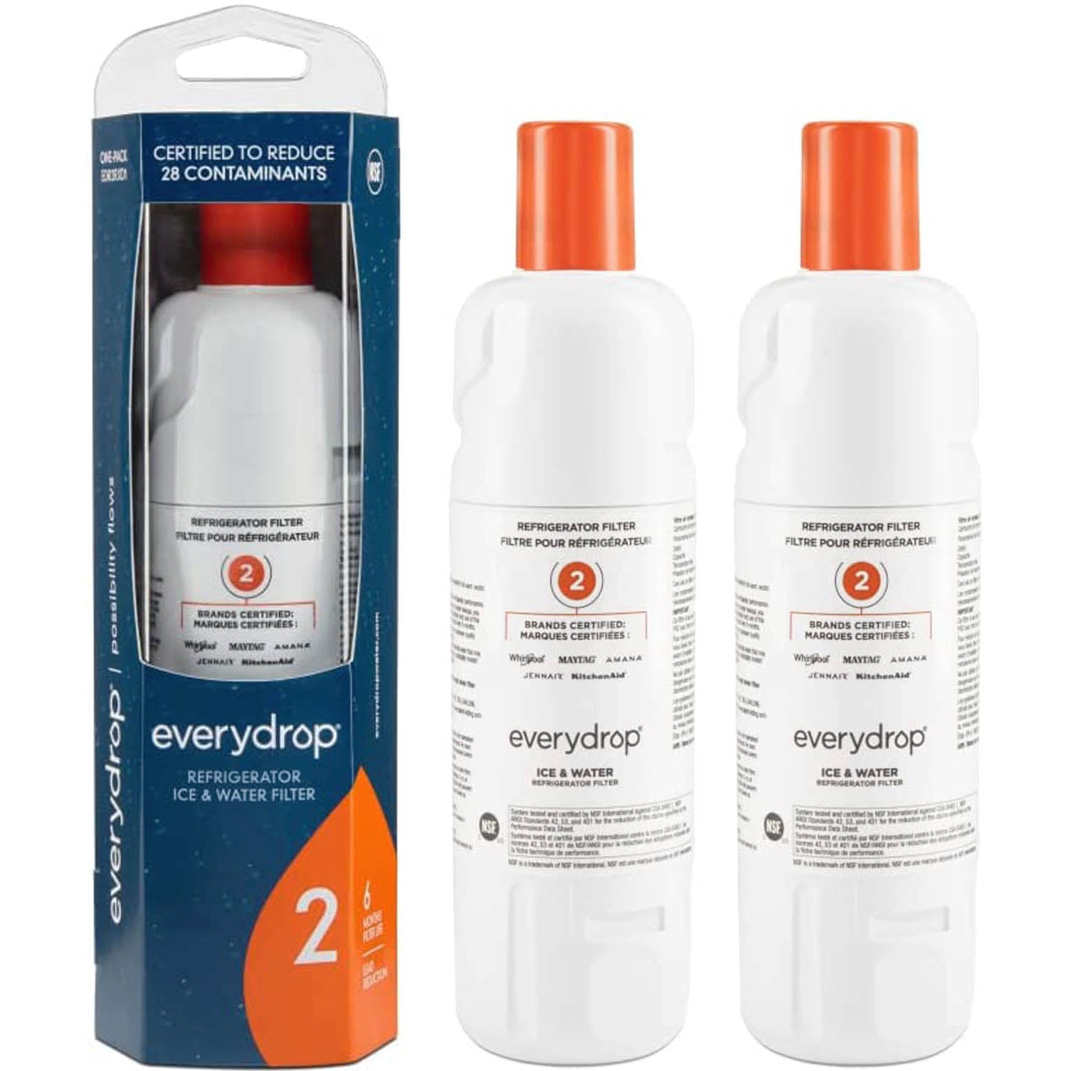 EDR2RXD1 Refrigerator Water Filter 2 - W10413645A