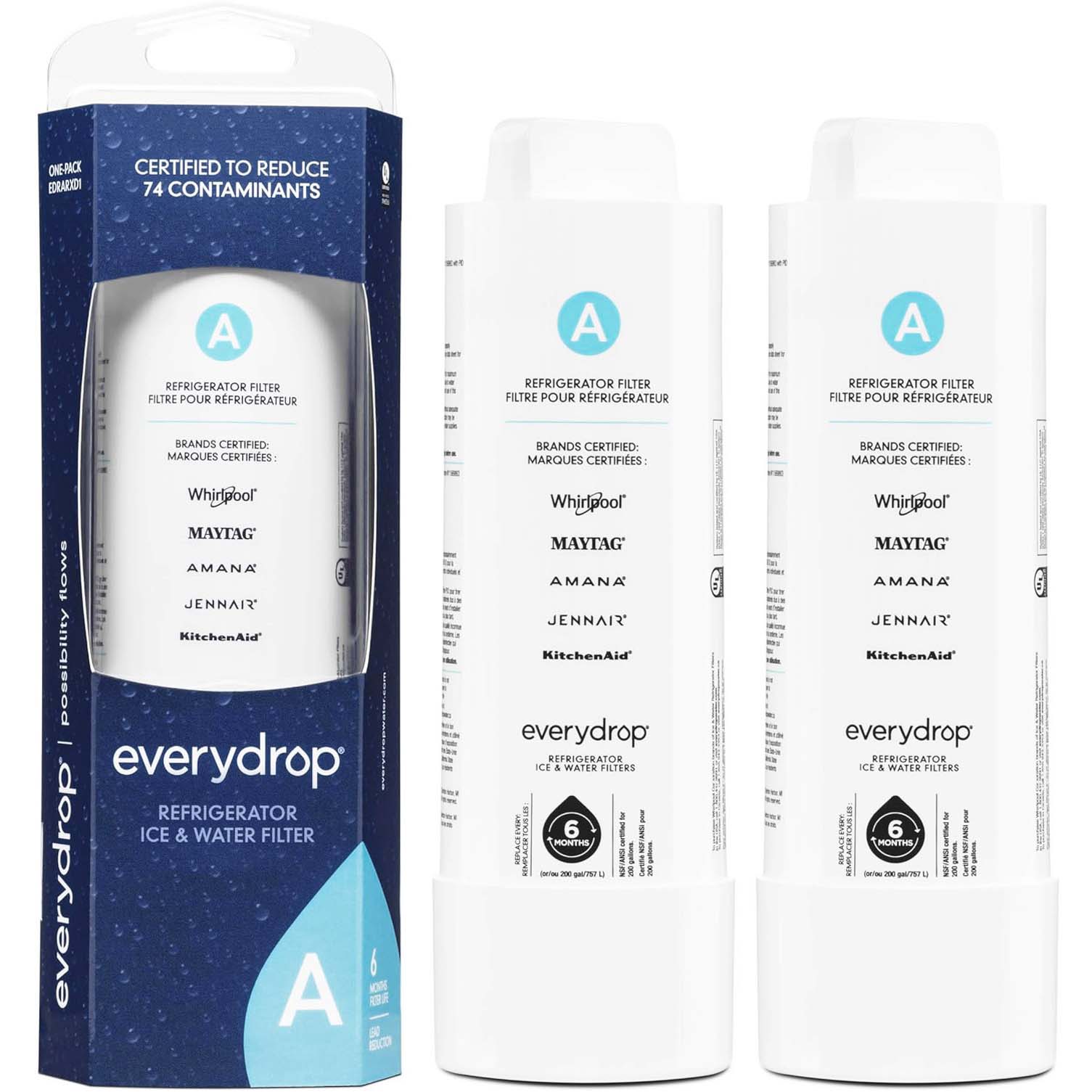 EDRARXD1 refrigerator water filter A - WATER FILTER A
