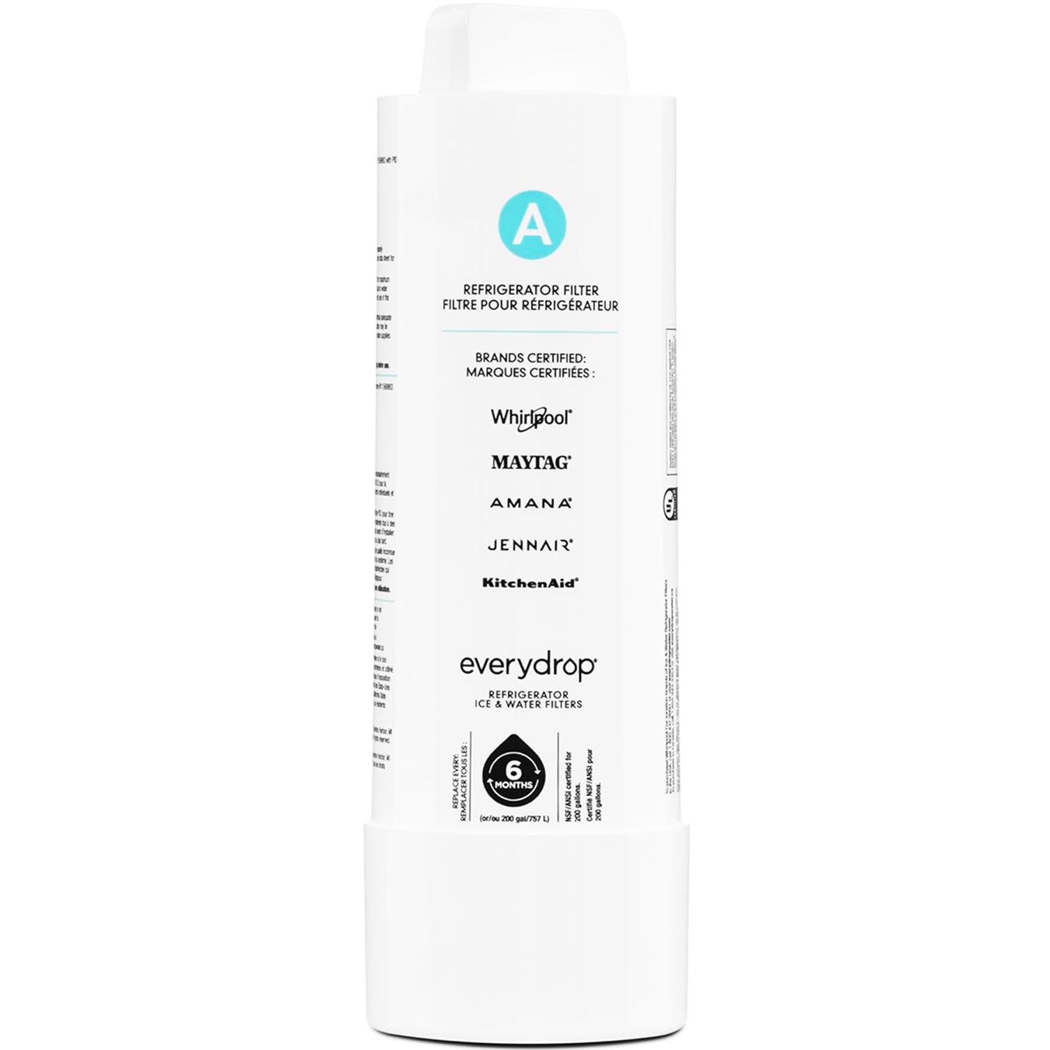FILTER A - EDRARXD1B refrigerator water filter A - EDRARXD1