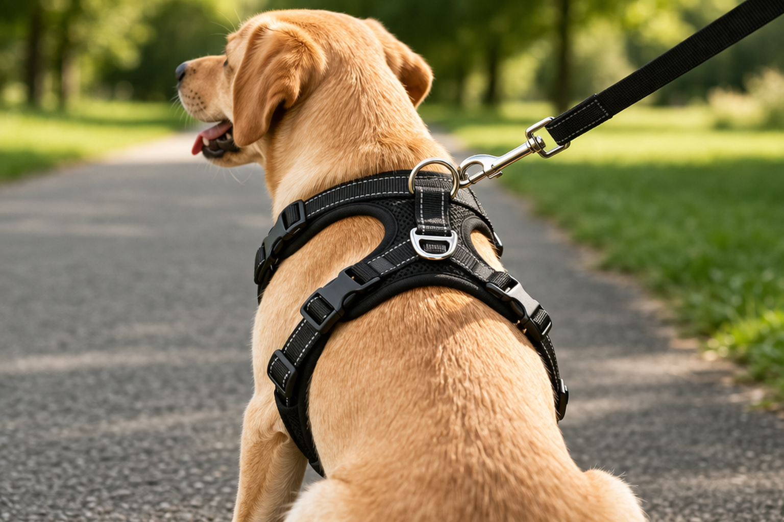 Dog Harness No Pull – Adjustable Reflective Pet Vest for Small Dogs