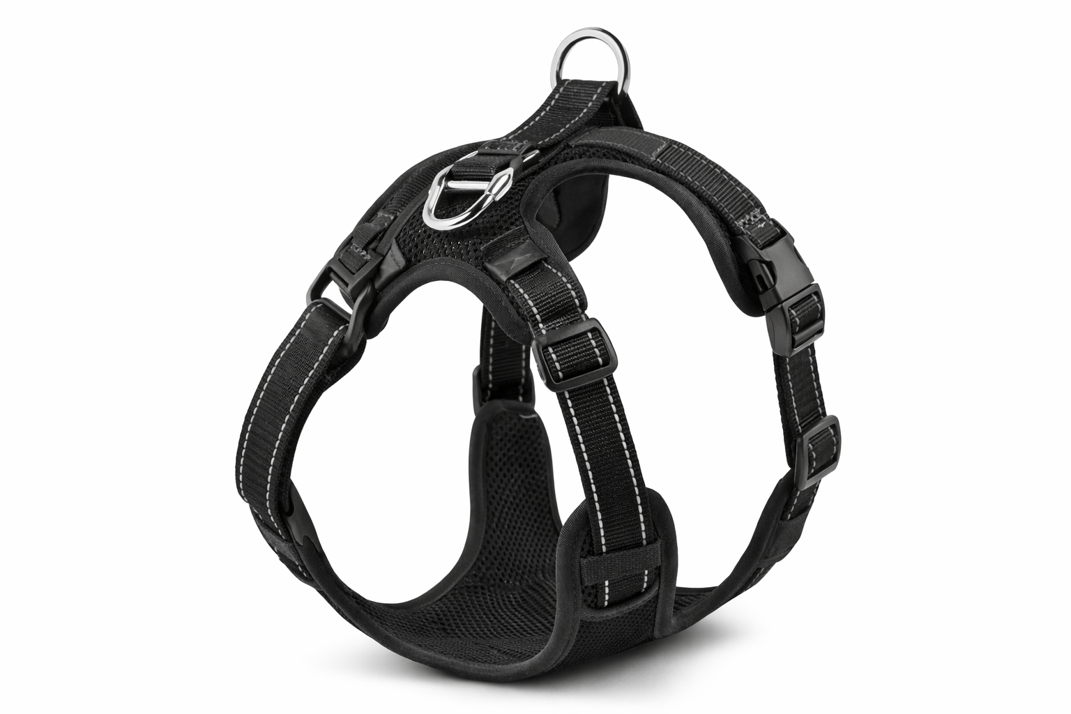 Dog Harness No Pull – Adjustable Reflective Pet Vest for Small Dogs