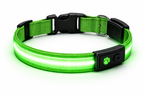 LED Dog Collar Rechargeable – Glow in the Dark Safety Collar for Night Walking