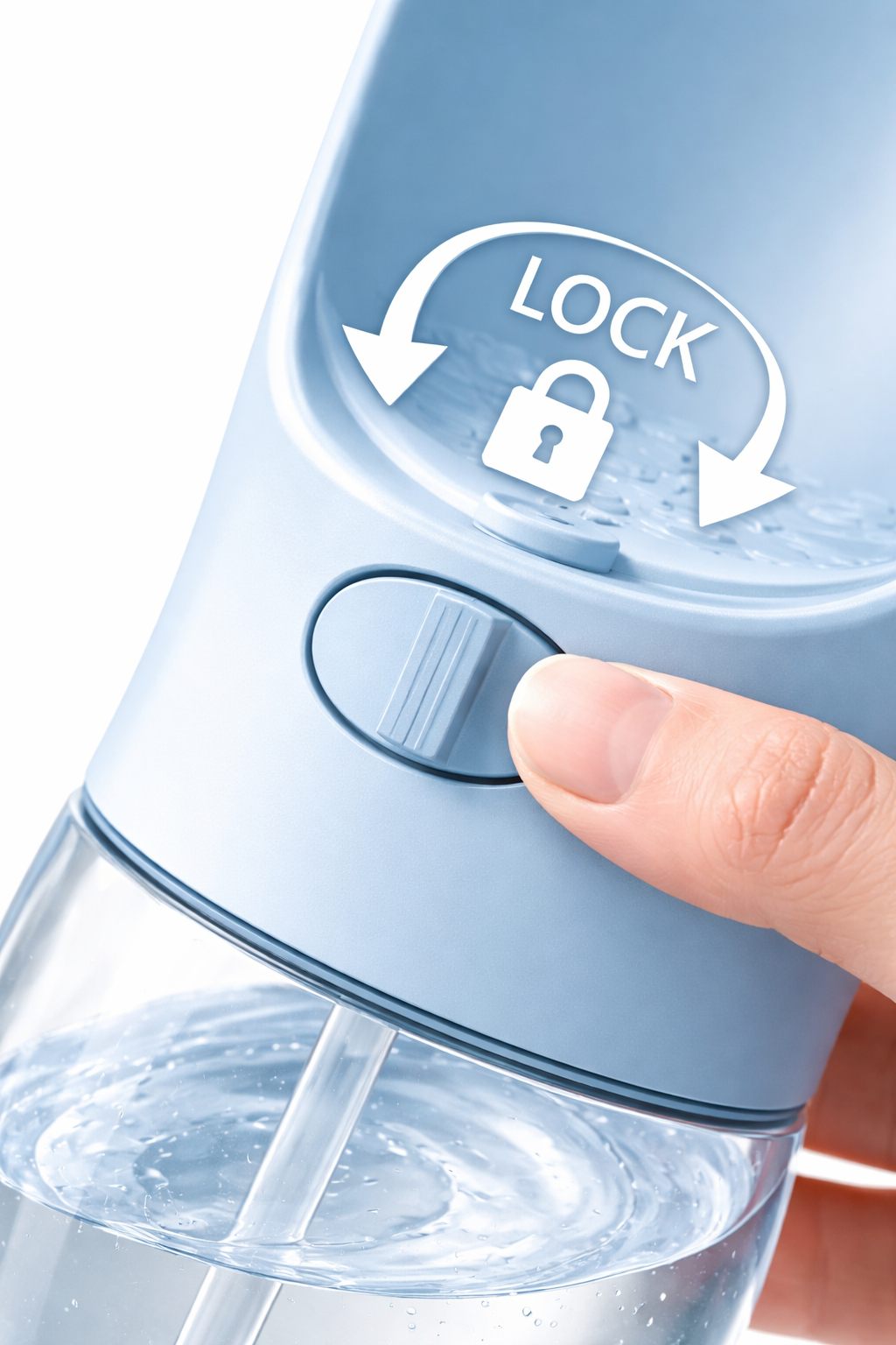 Portable Dog Water Bottle – Leak Proof Travel Water Dispenser with Bowl